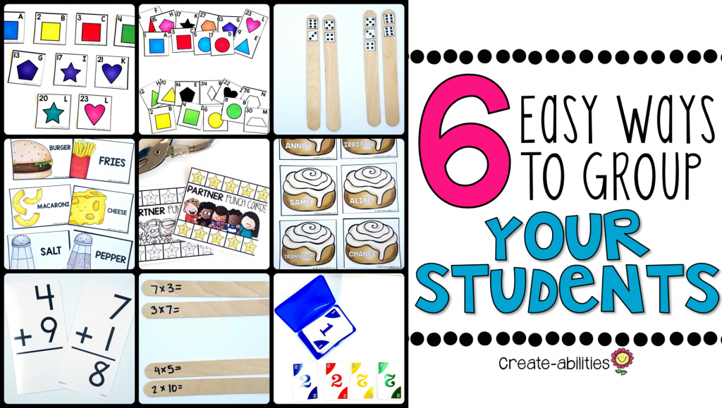6 Ways to Group Your Students