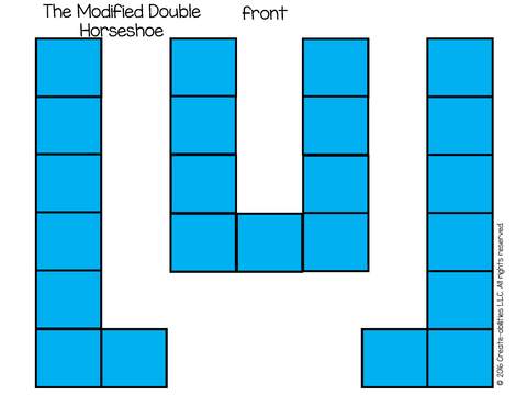 Modified Double Horseshoe Desk Arrangement
