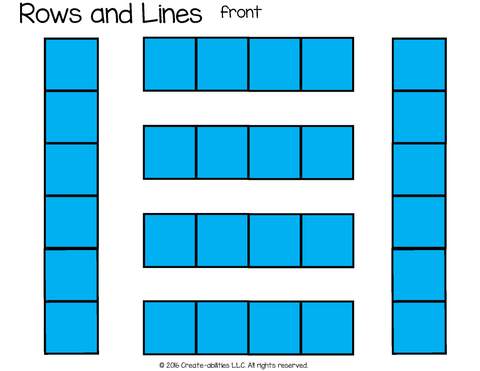 rows and lines desk arrangement