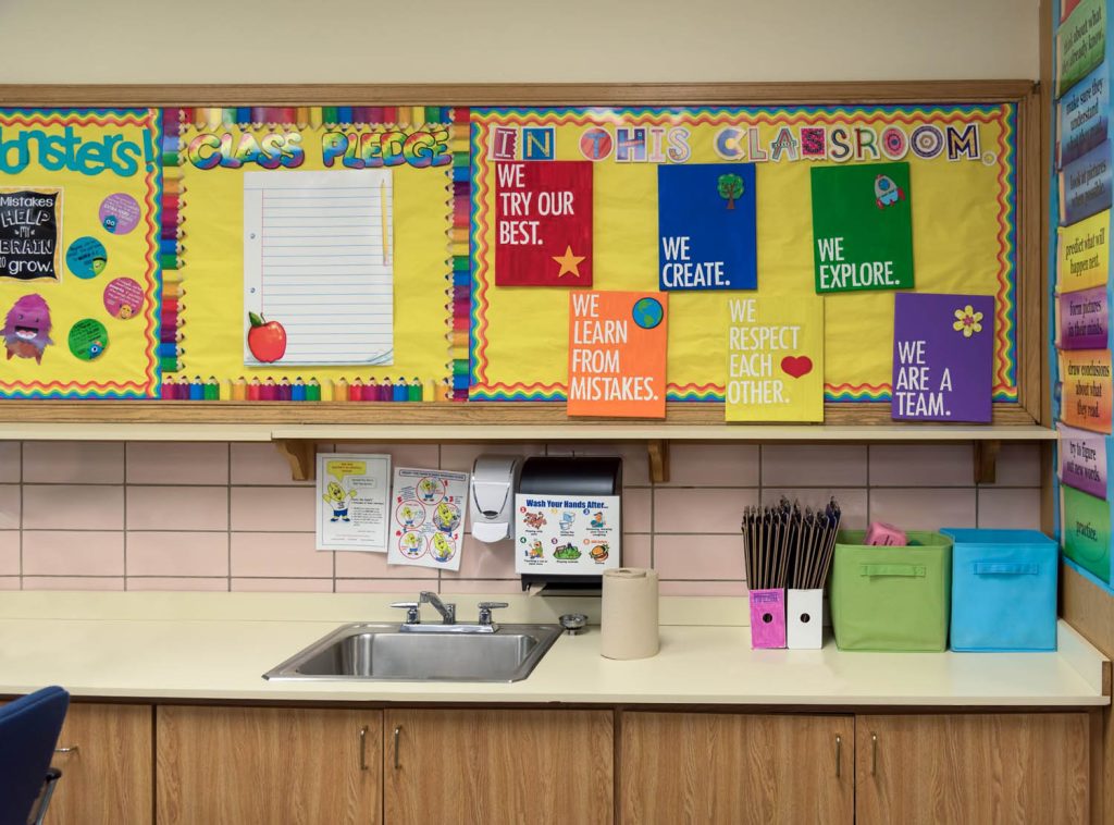 Pack up your classroom in zones