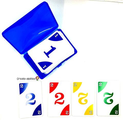 deck of cards to sort students into groups