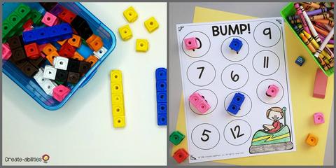 unifix cubes for math centers